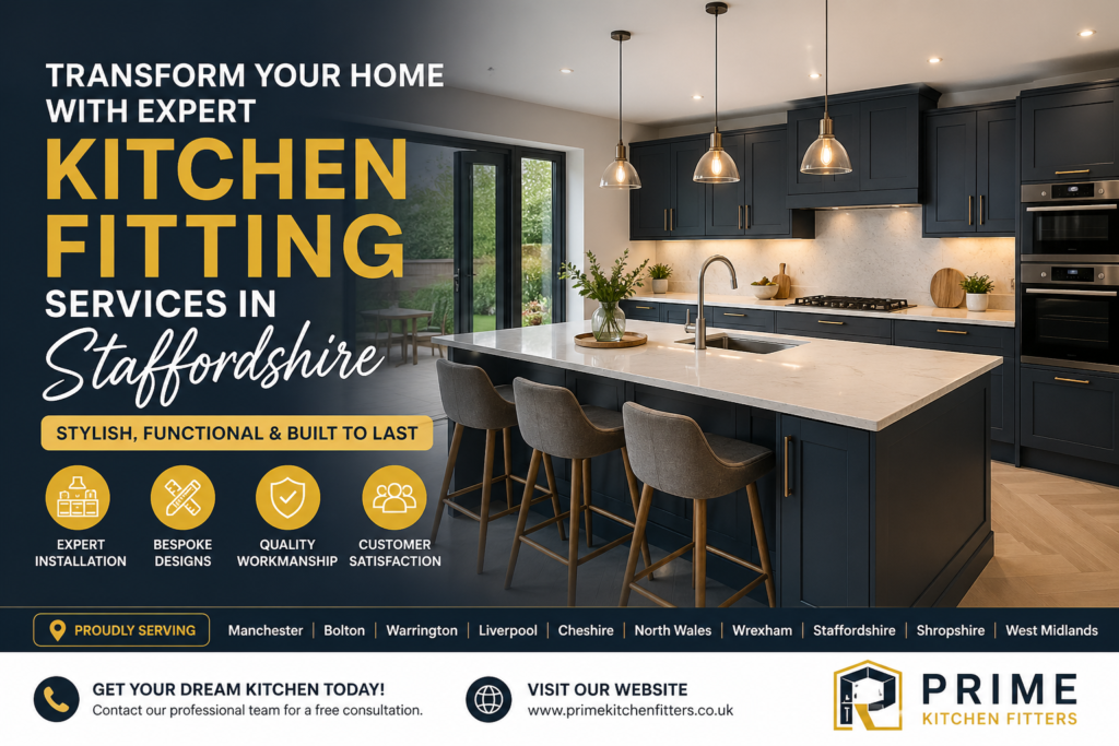 Expert Kitchen Fitting Services in Staffordshire: Stylish, Functional & Built to Last
