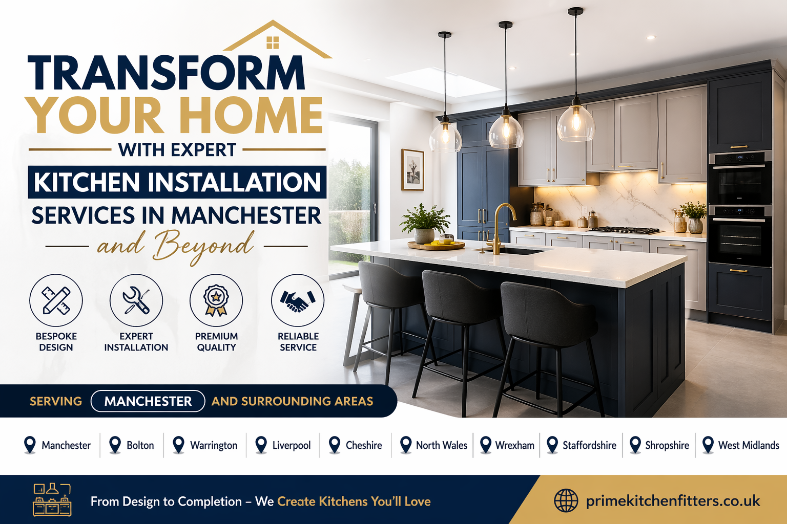 Transform Your Home with Expert Kitchen Installation Services in Manchester and Beyond
